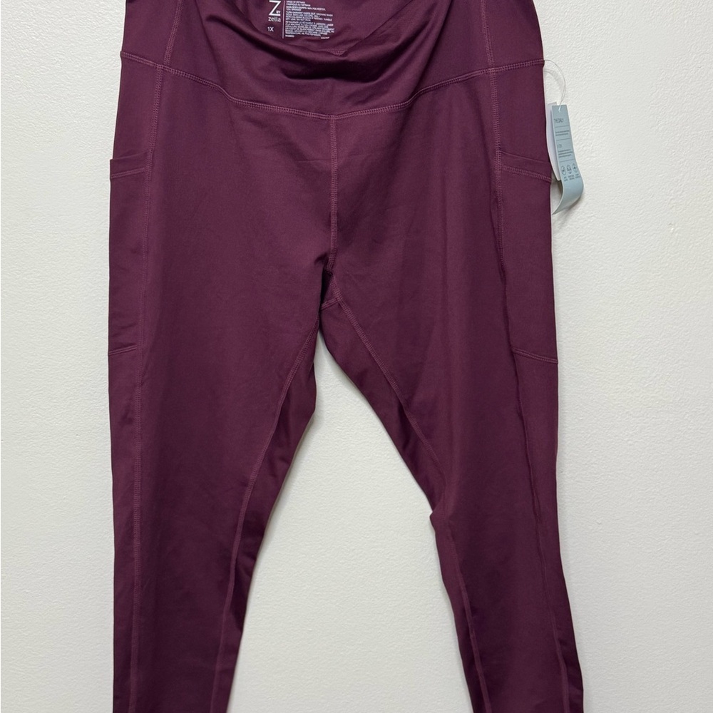 Z by Zella Purple Nectar High-Waisted 7/8 Leggings plus size